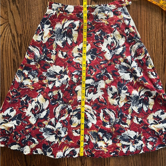 Vintage Japanese brand United Arrow  flower midi skirt size S - Picture 5 of 5